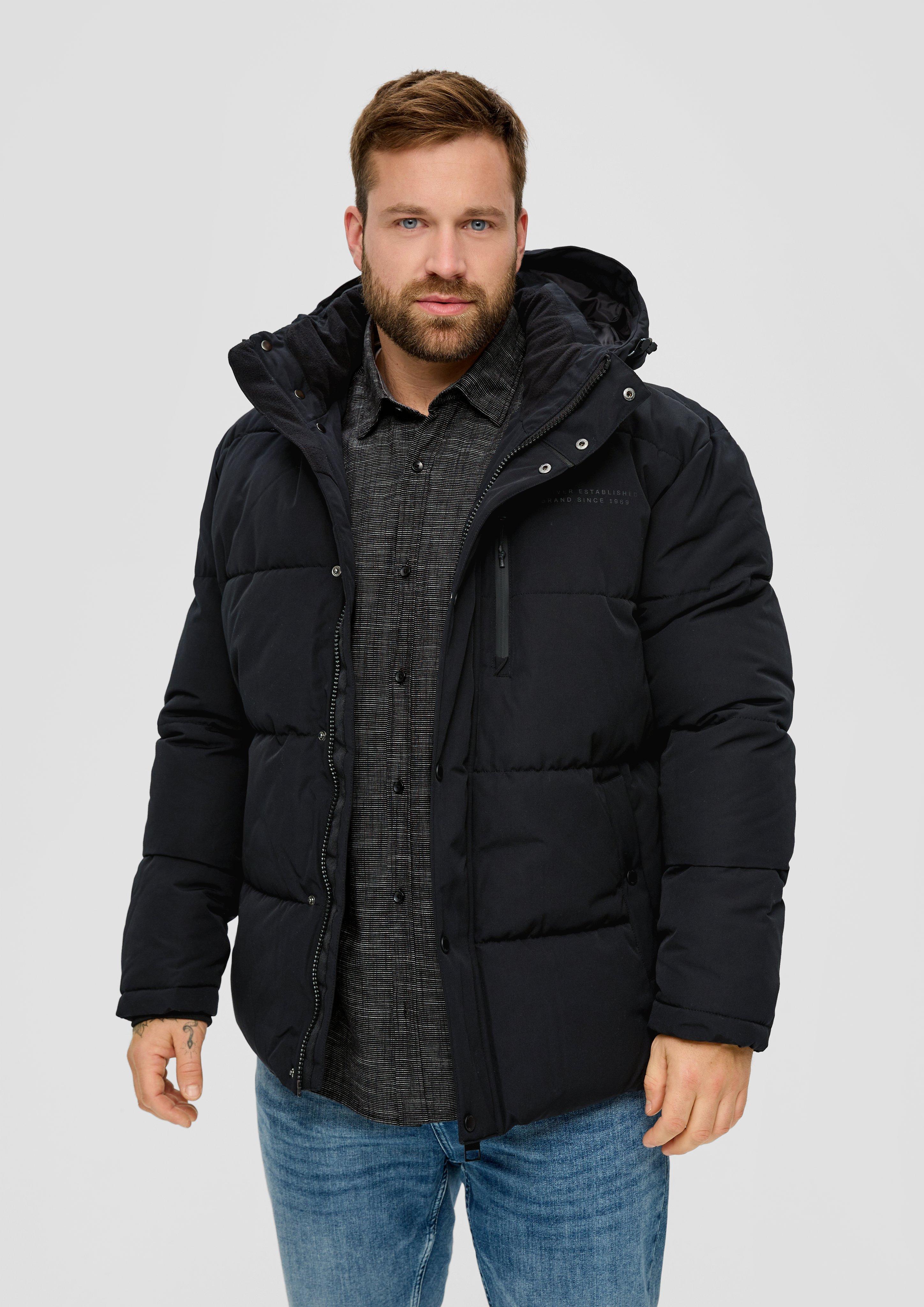 Steppjacke mit Schriftprint-Detail  2137167-9999