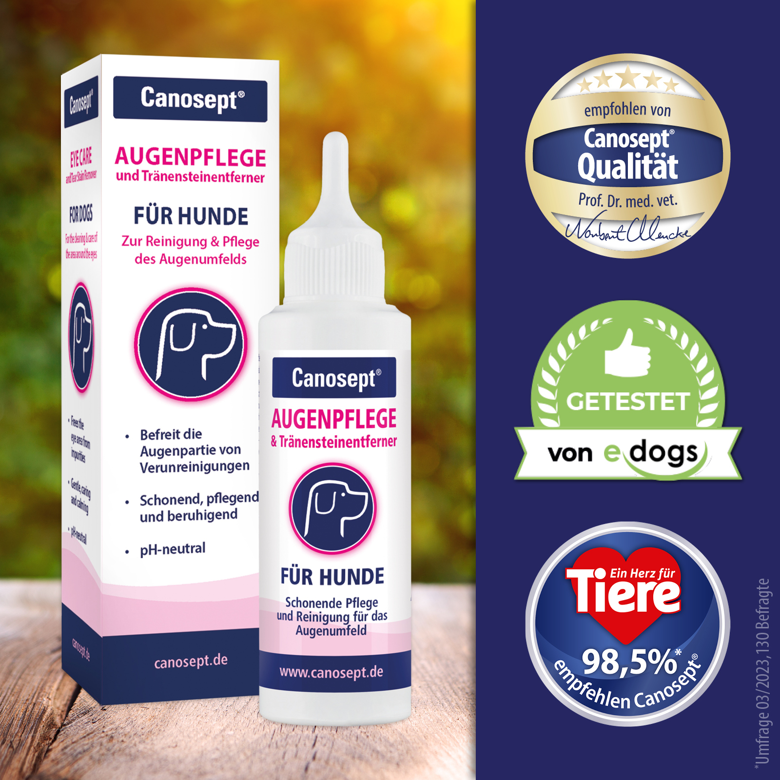 Canosept Augen- & Ohrenpflege Canosept Augenpflege für Hunde 120 ml