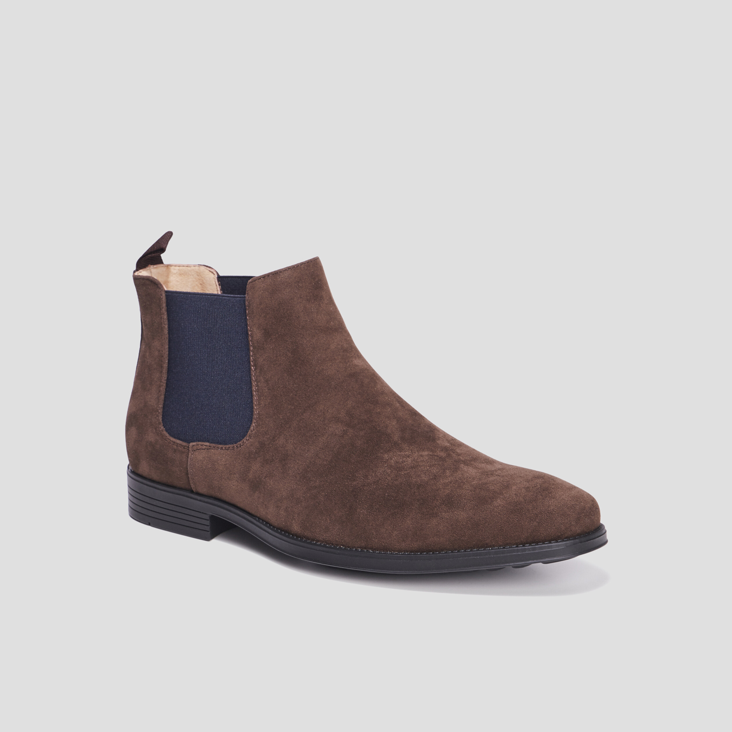 Bottines chelsea en cuir Barles marron foncé homme | La Halle