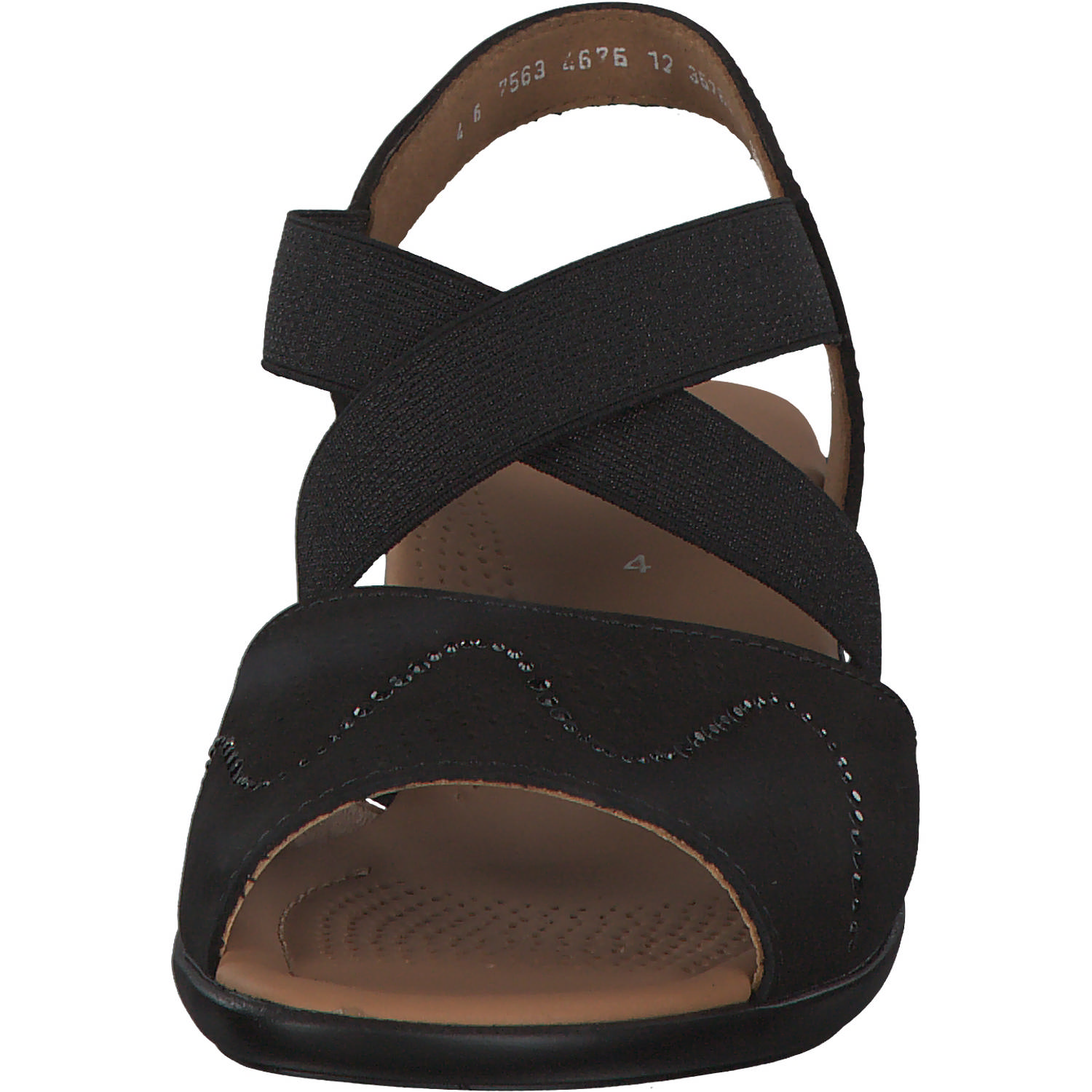 Ara Lugano 35764, Sandaletten, Damen, Schwarz