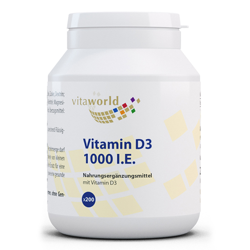 VITAMIN D3 1000 I.E. pro Tag Tabletten  200 St  Tabletten
