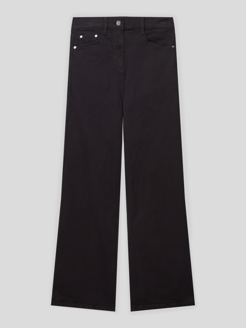 Slim Fit Jeans mit Stretch-Anteil in schwarz