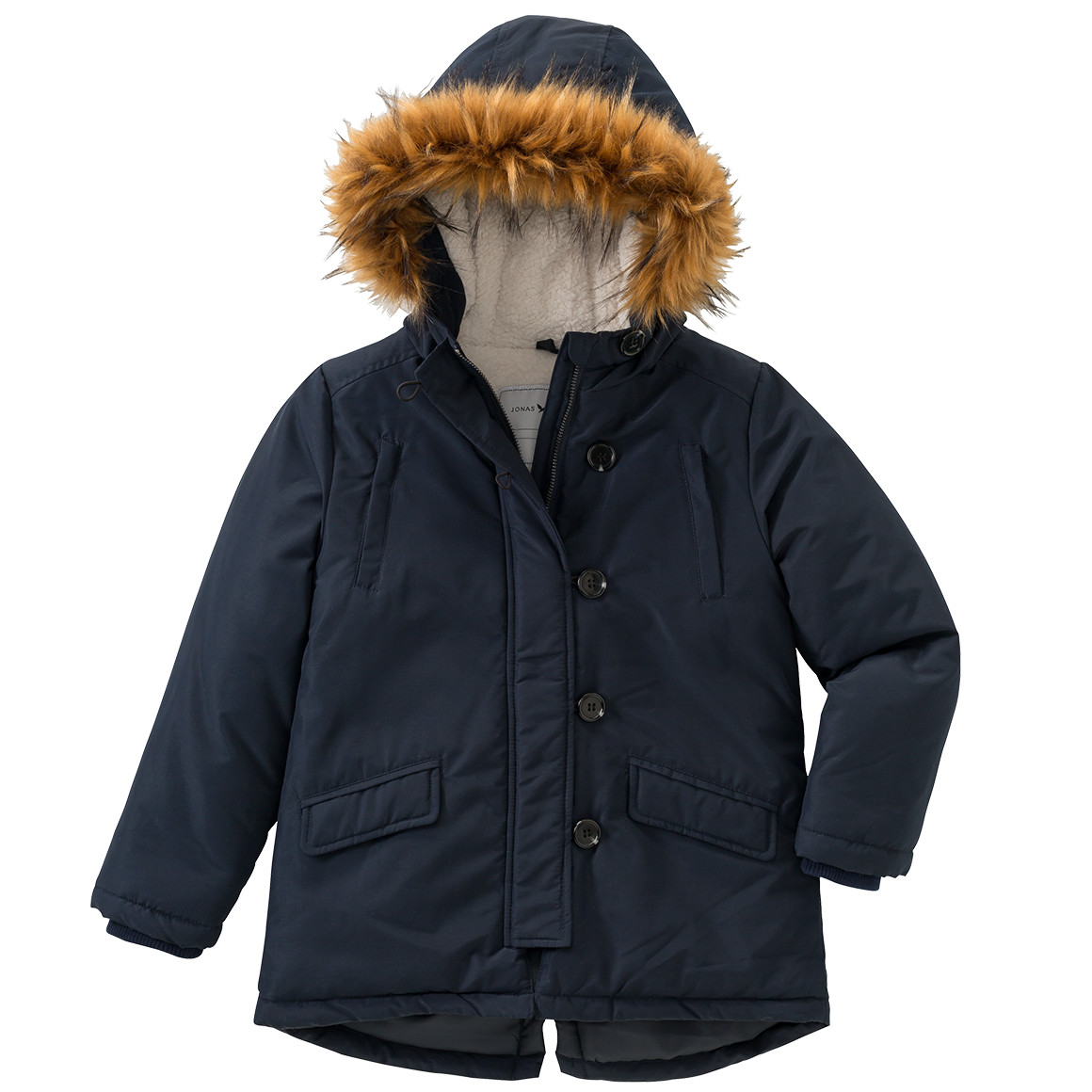 Mädchen Parka mit Fellimitat