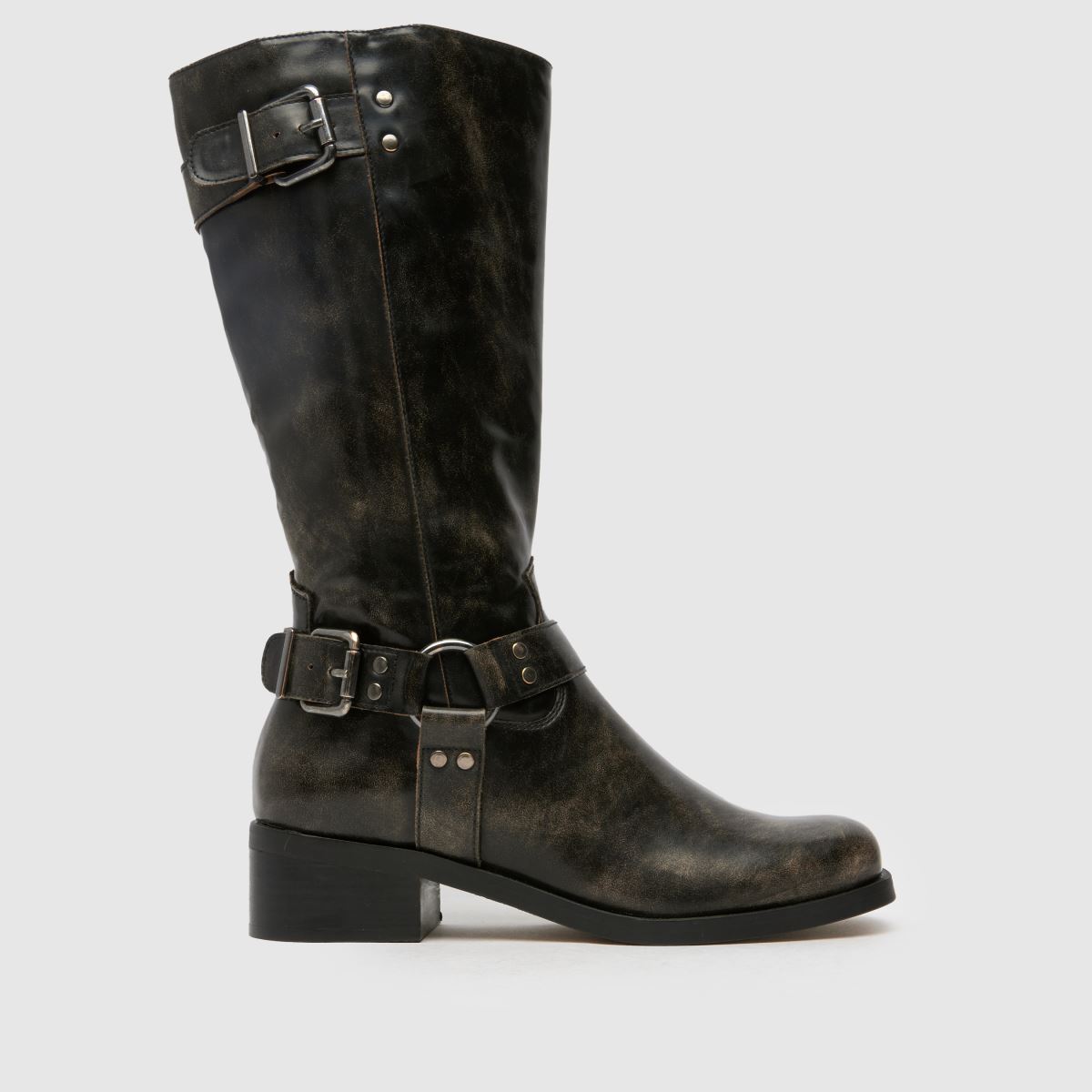 Schuh – Amina Hardwear – Svarta bikerstövlar