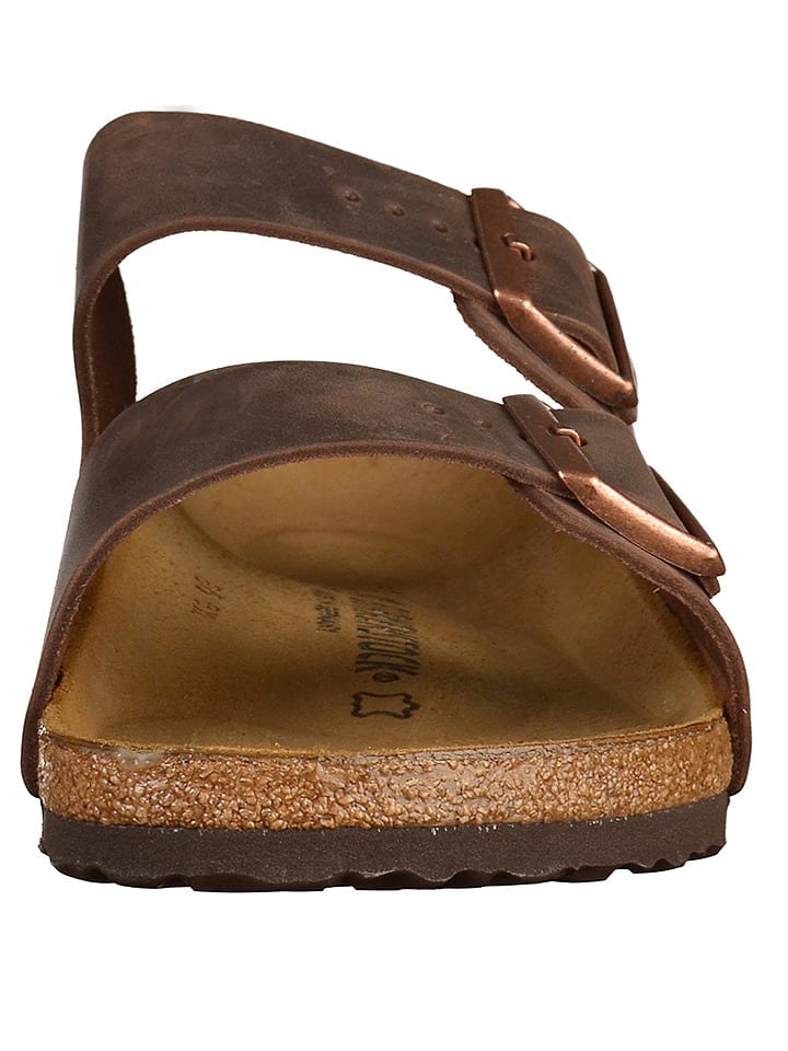 Birkenstock Leder-Pantoletten 