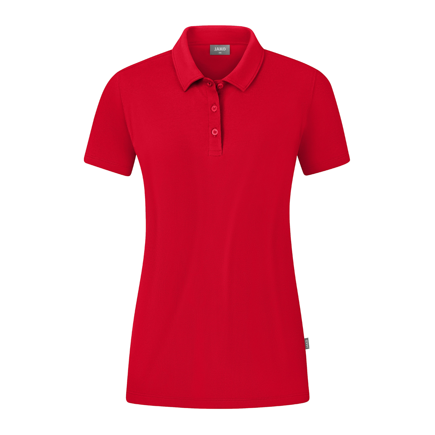 JAKO Organic Stretch Polo Shirt Damen Rot F100