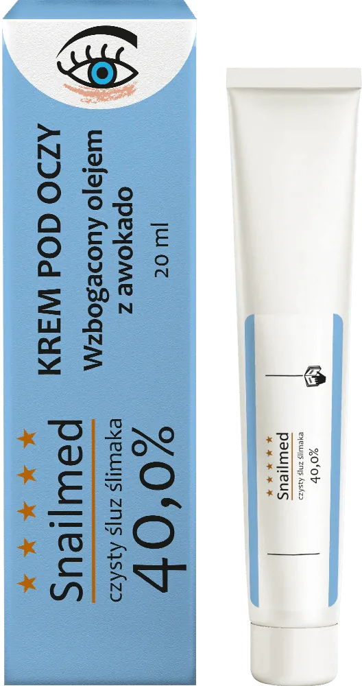Snailmed krema za oči sa puževom sluzi i uljem avokada, 20 ml