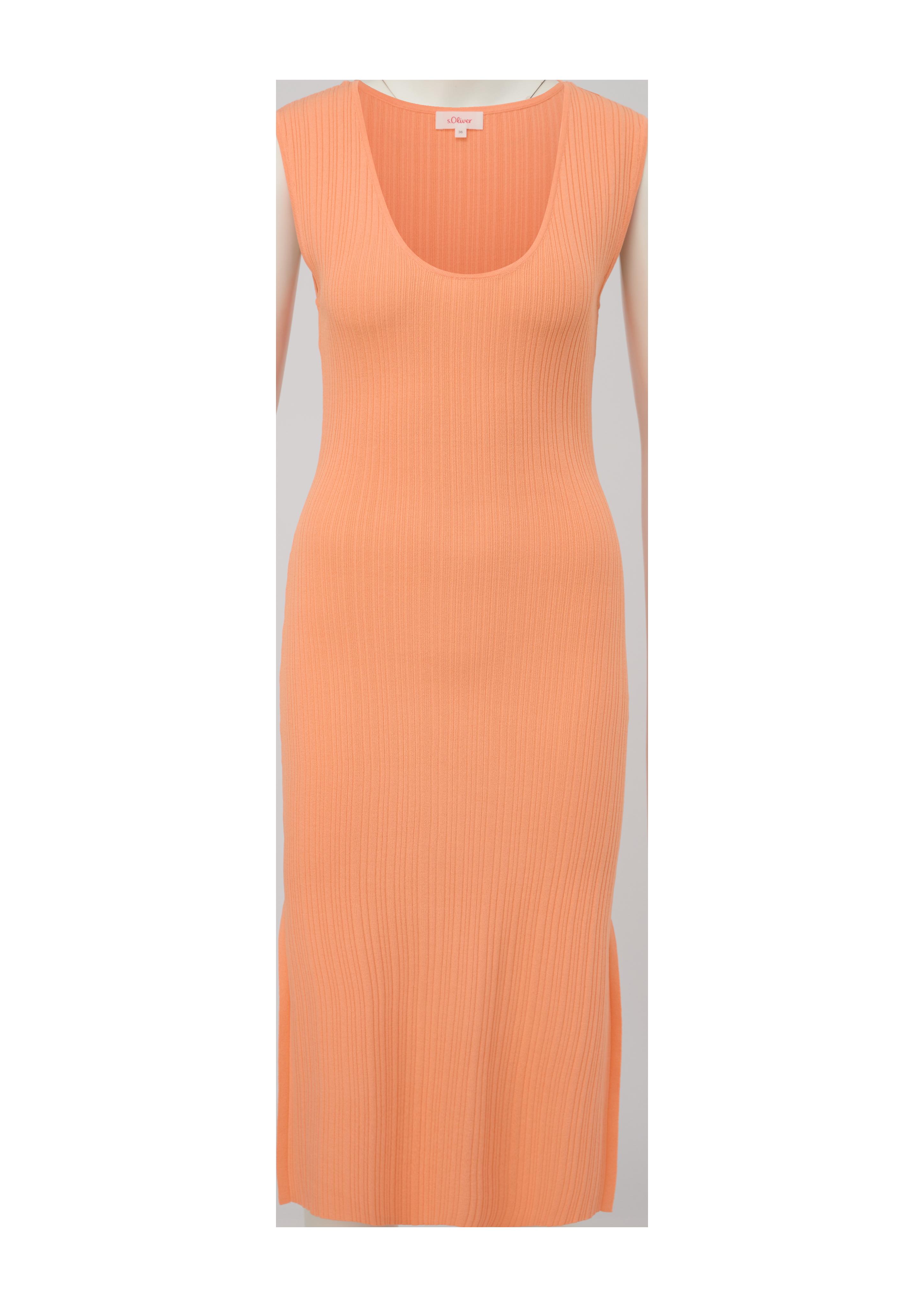 Midikleid mit Strukturstreifen  2131266-2115