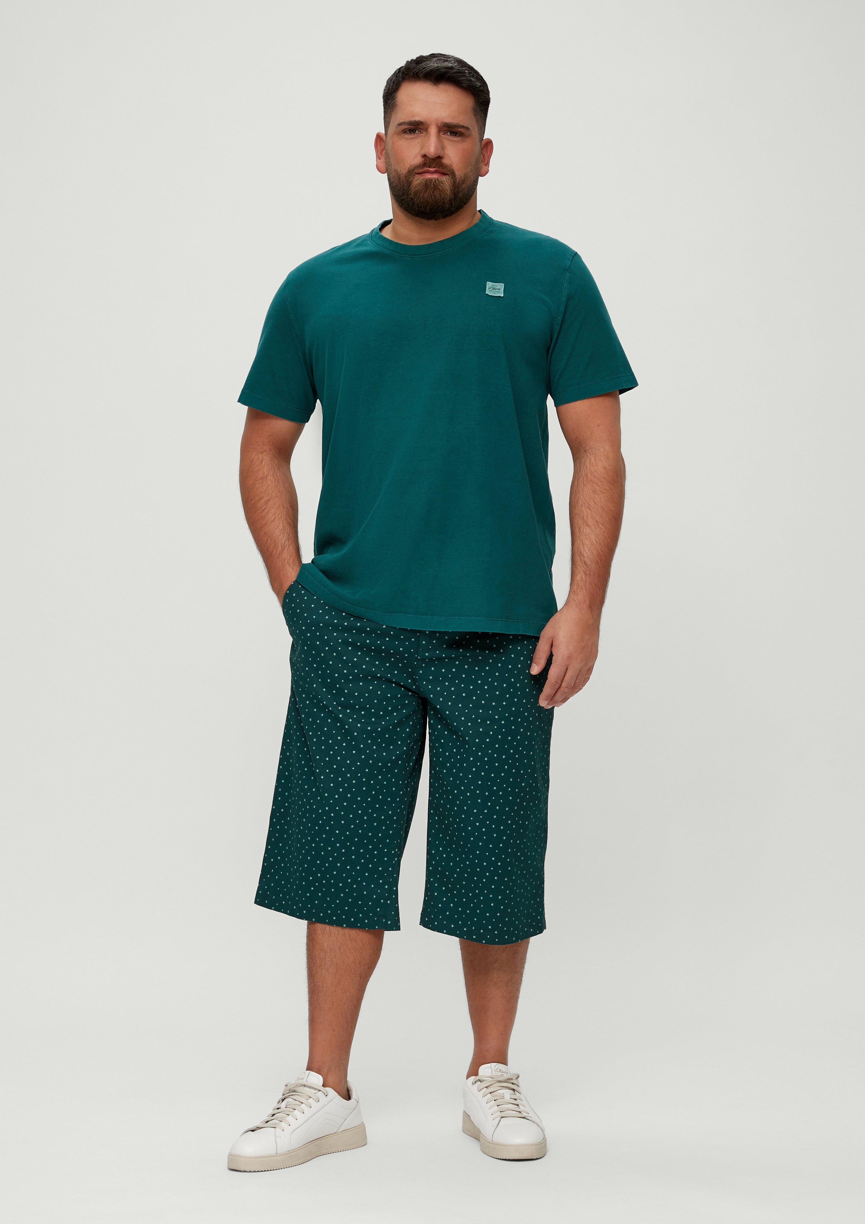Slim: Bermuda mit Allover-Print  2133321-79A0