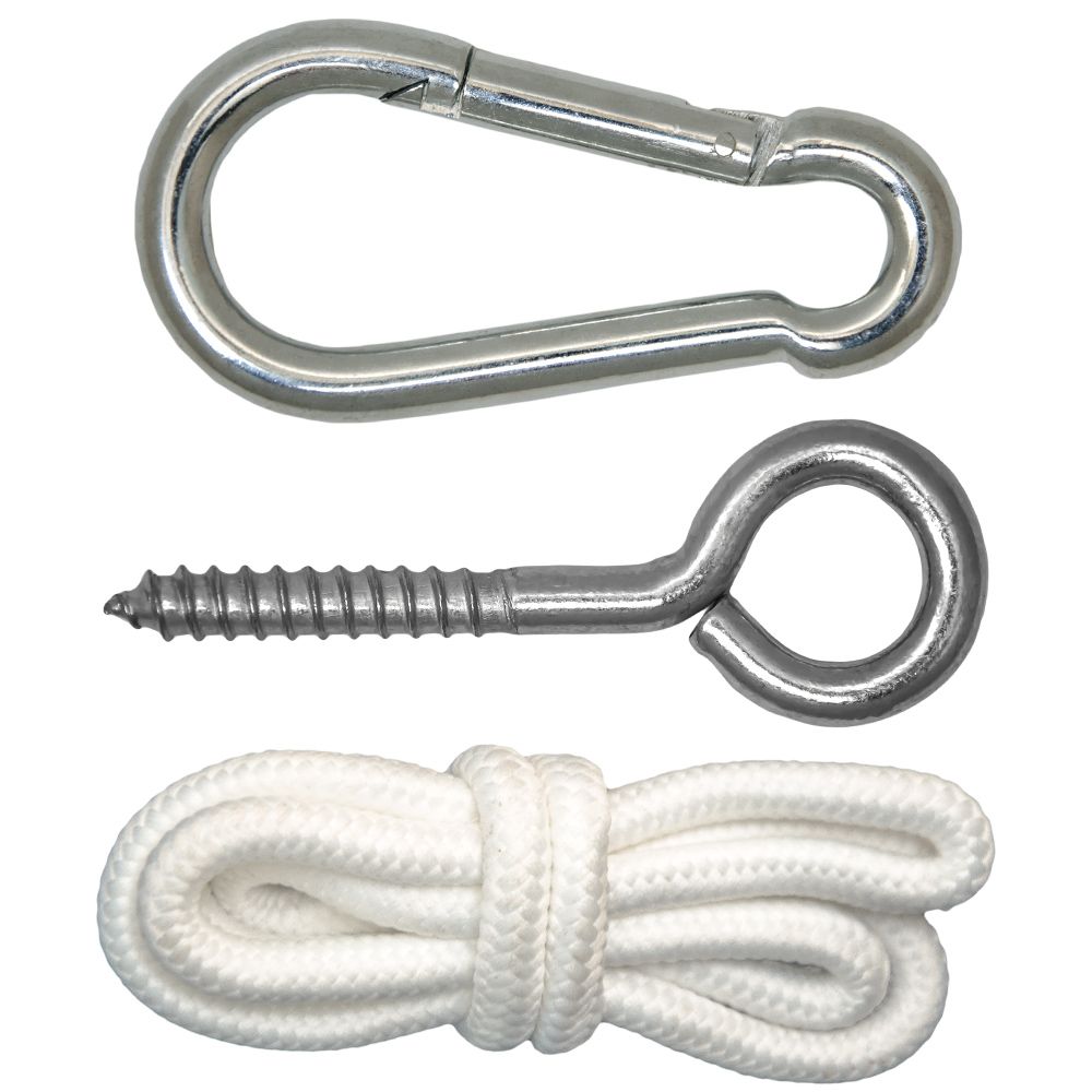 AMANKA Hängematte Befestigung mit Karabiner