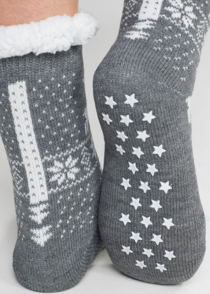 Kuschelsocken mit Teddyfutter
