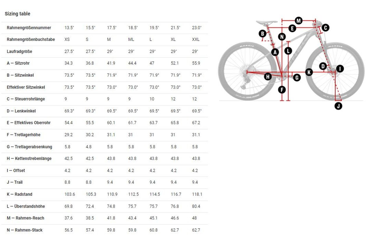 Trek X-Caliber 8 - 2023 - 29 Zoll - Diamant