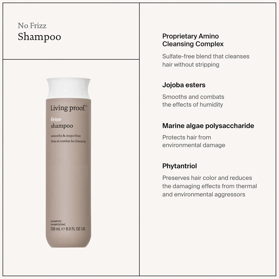 No Frizz No Frizz Sampon - Göndörödésgátló sampon, Tápláló sampon