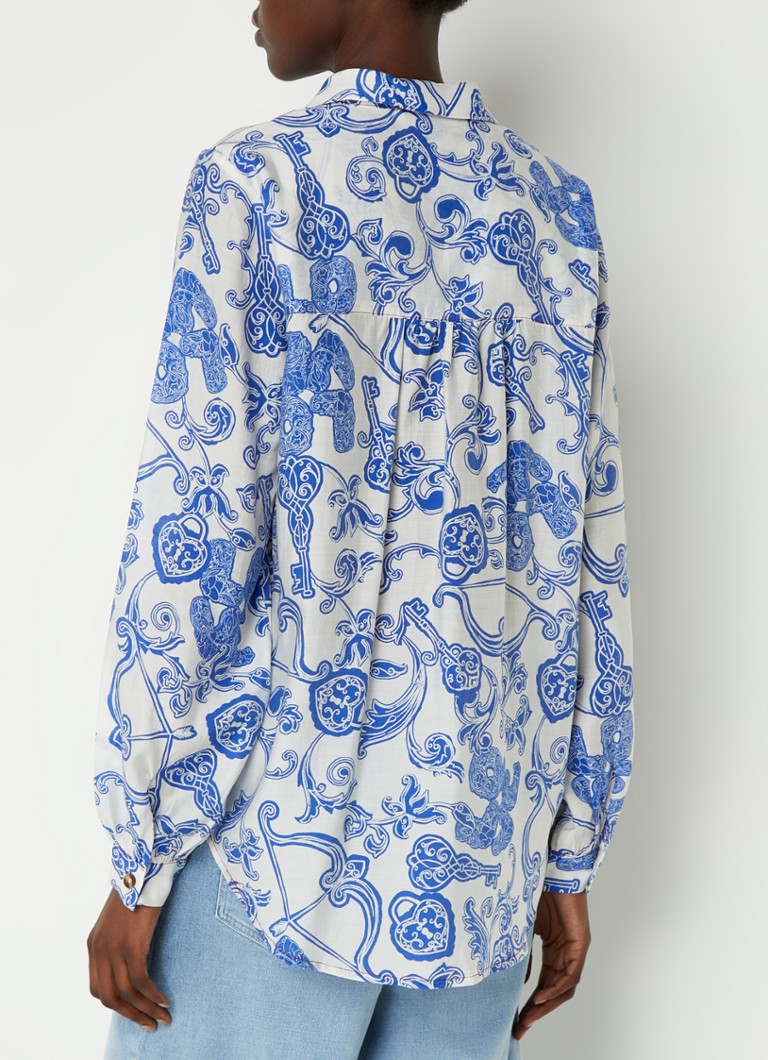 Never Fully Dressed Miley blouse made of lyocell with print