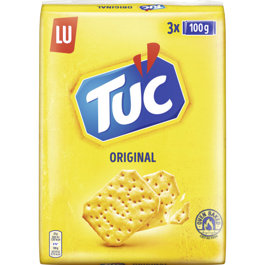 LU Tuc Cracker Original 3x 100G