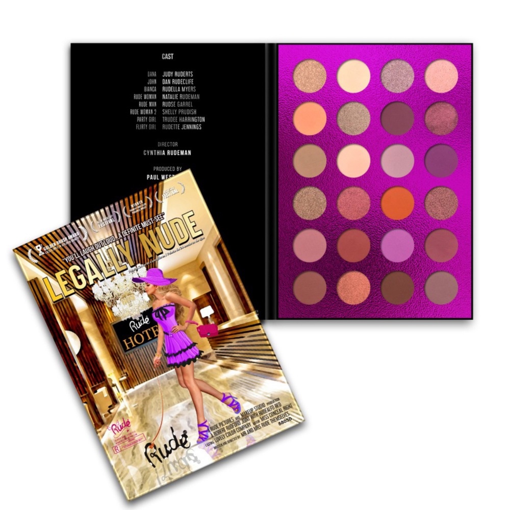 Rude Cosmetics LEGALLY NUDE 24 Eyeshadow Palette Palette fard à paupières