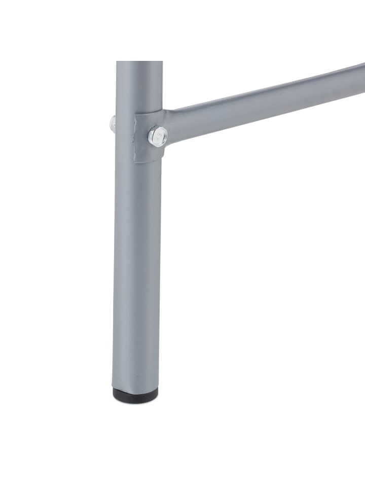 relaxdays Getränkekistenregal in Grau - (B)50 x (H)116 x (T)32 cm günstig kaufen onesize