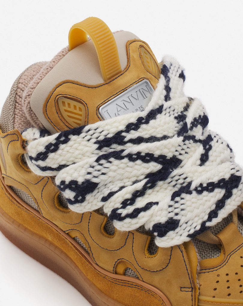 SNEAKERS CURB EN CUIR