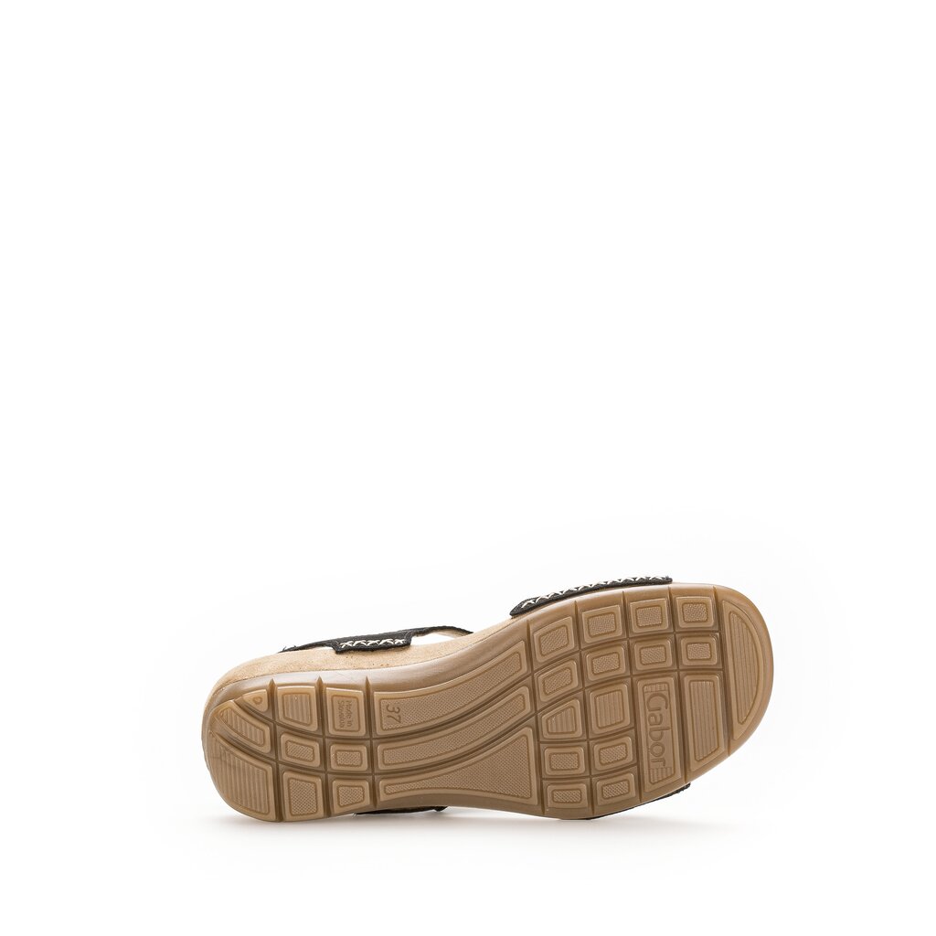 Gabor fashion Keilsandalette schwarz
