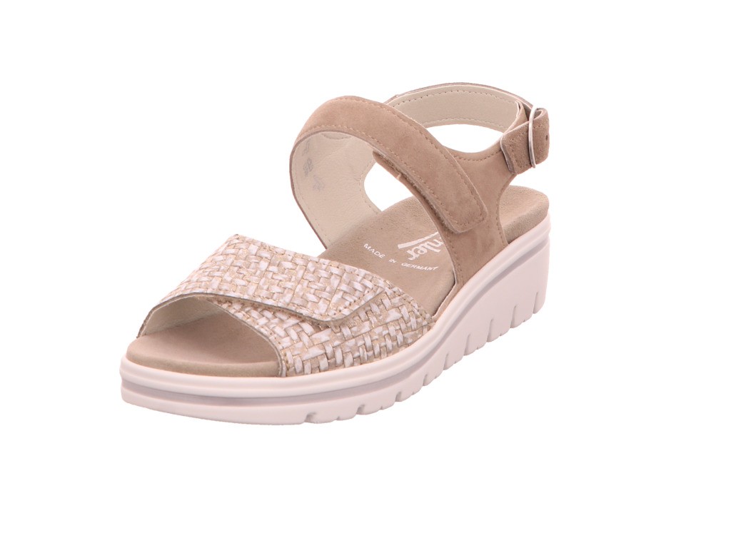 SEMLER Komfort Sandalen taupe Doris