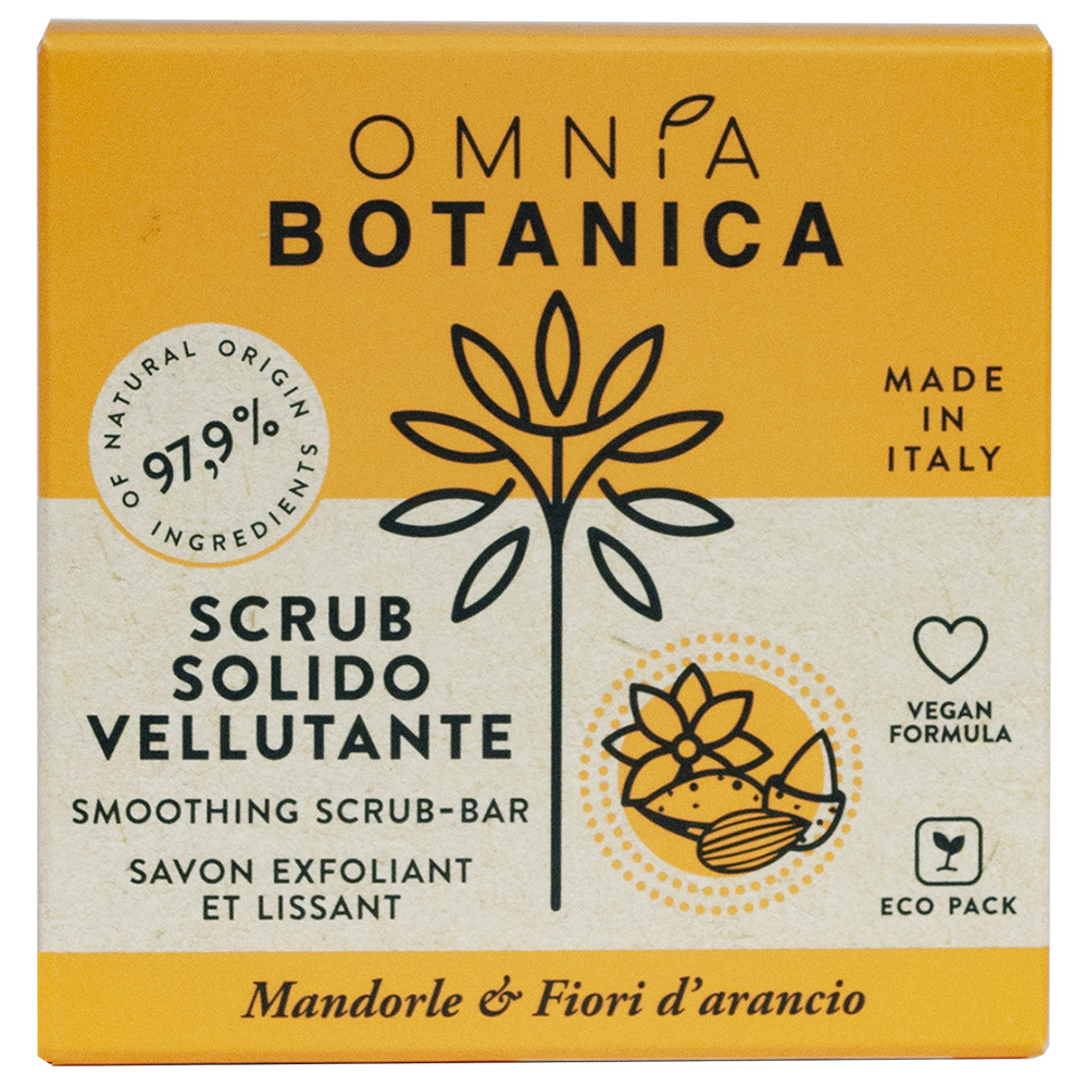 Omnia Botanica SCRUB SOLIDE AMANDE ET FLEUR D'ORANGER HYGIENE CORPS