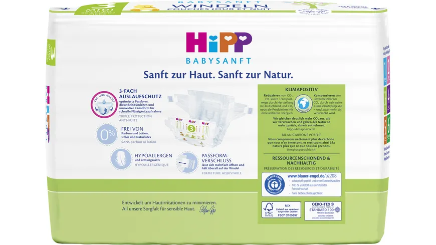 HiPP Babysanft Windeln Midi 3