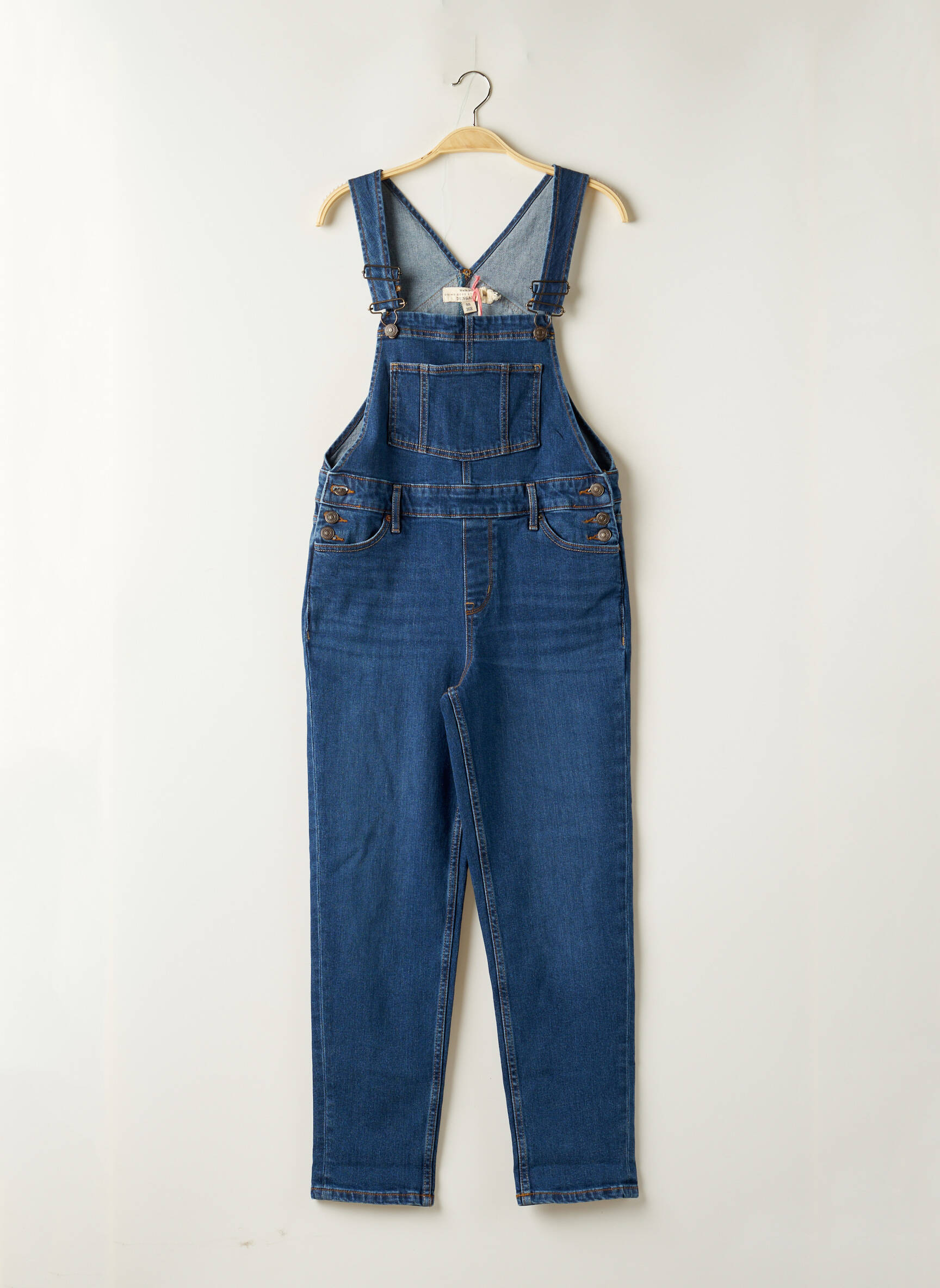 Dungaree Salopettes Femme couleur bleu