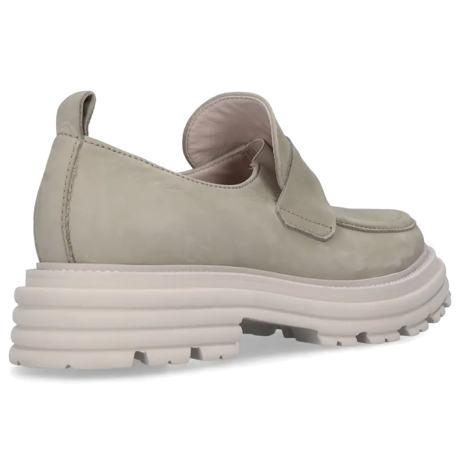 305 SOBE - Loafer LOTTE Nubukleder - grün