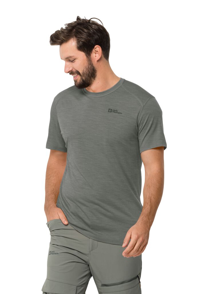 KAMMWEG S/S M Herren T-shirt aus Merinowolle