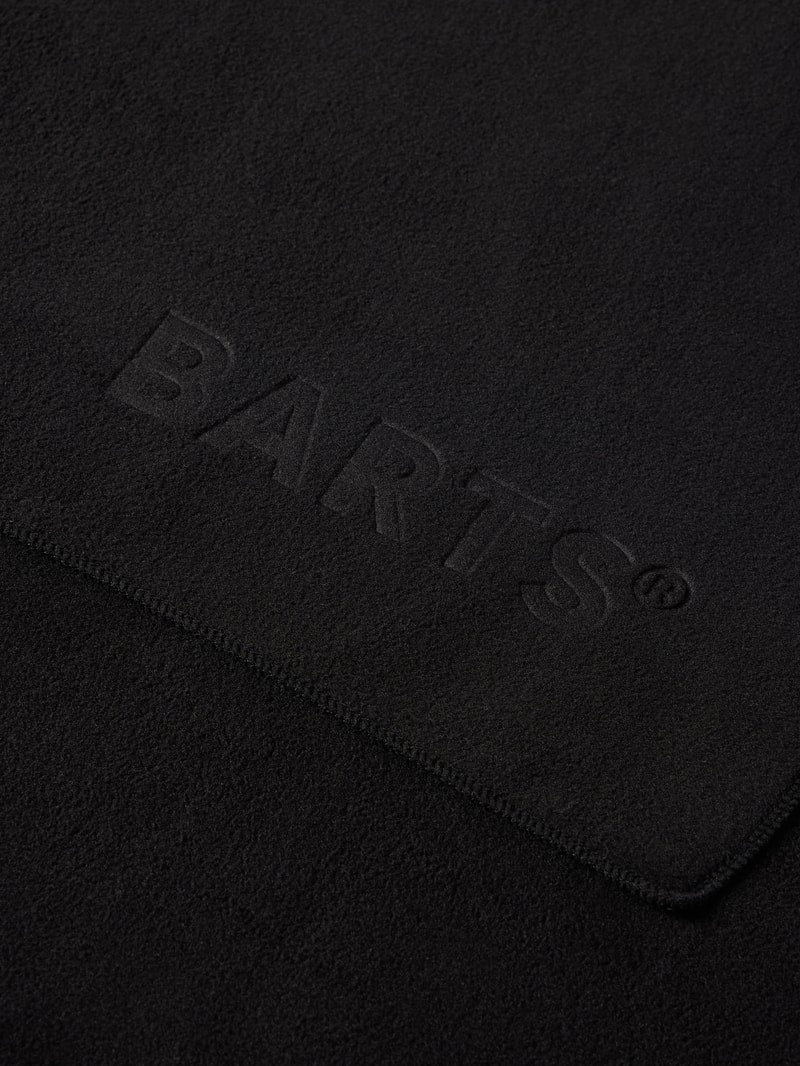 Schal mit Label-Detail in schwarz