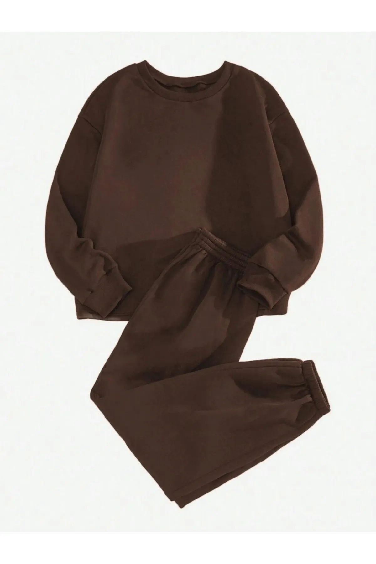 MOONBULL  Sport-Sweatsuit Set - Braun - Regular Fit