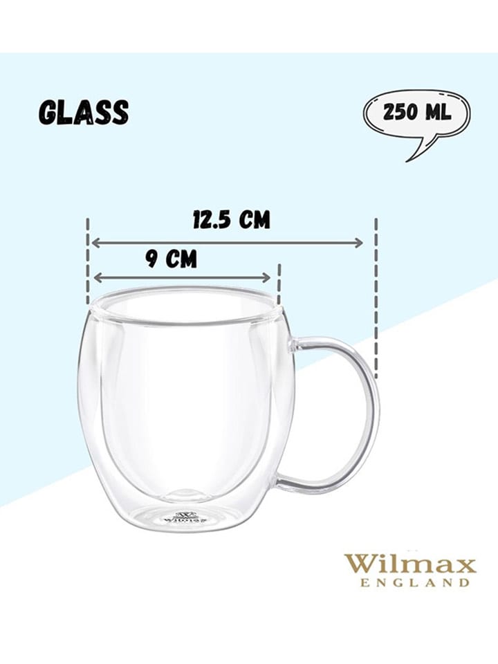 Wilmax Glas in Transparent - 250 ml günstig kaufen onesize