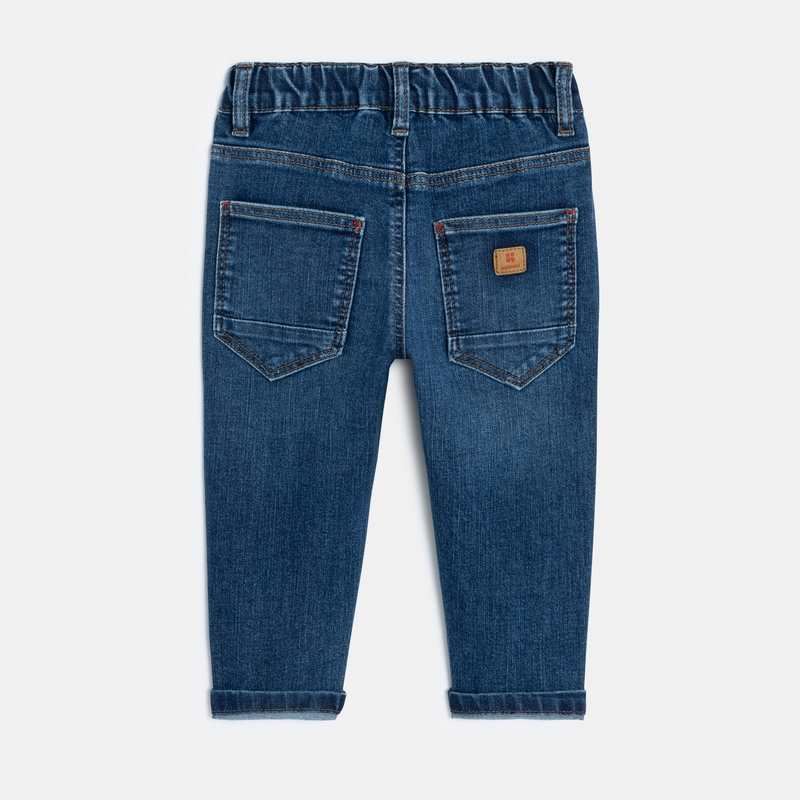 Jean relaxed bébé garçon bleu foncé denim Catimini