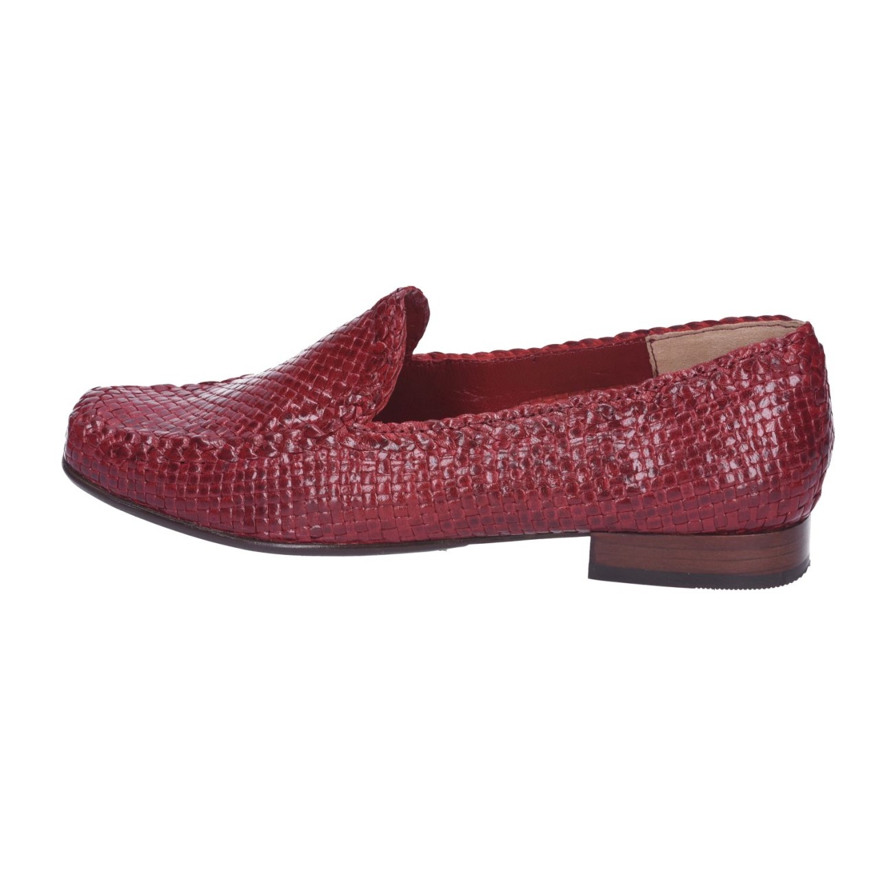 SIOUX Klassische Slipper rot