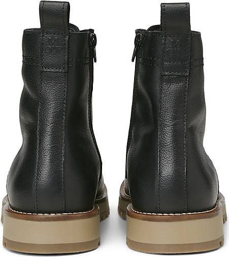 Marc O'Polo Schnürstiefel aus hochwertigem Pull-Up-Rindleder