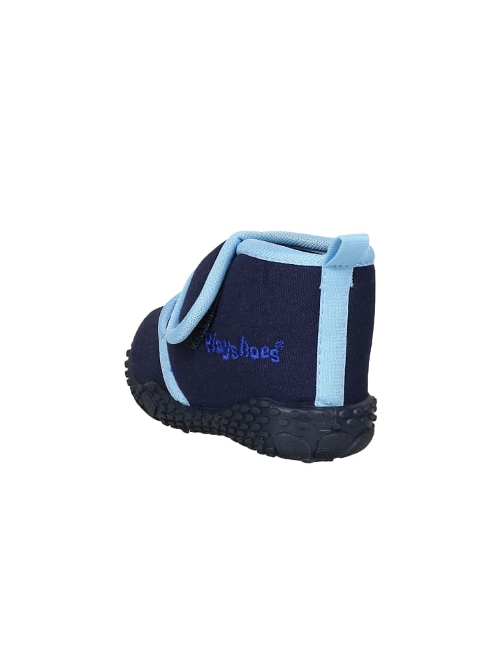 Playshoes Hausschuh Elefant in Marine günstig kaufen