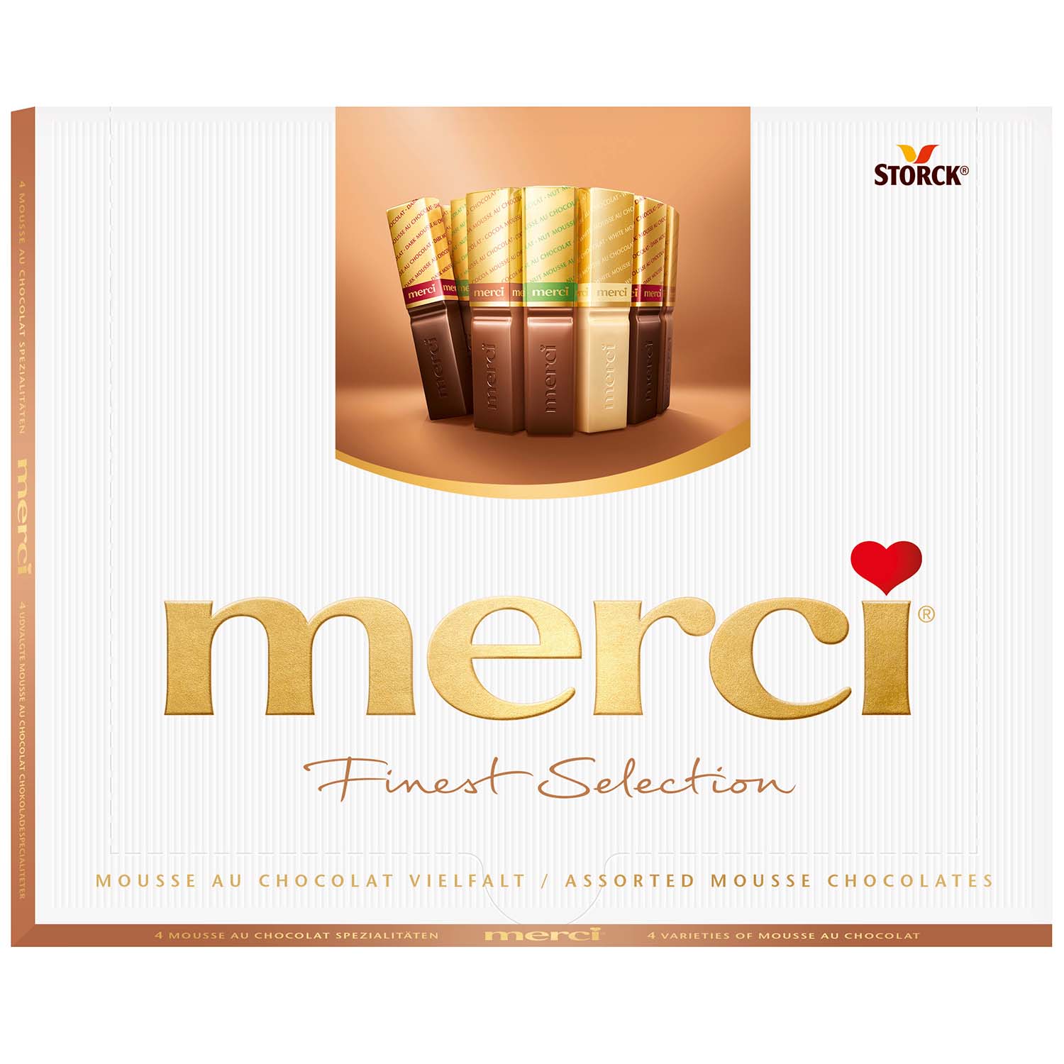 merci Finest Selection Mousse au Chocolat Vielfalt 210g