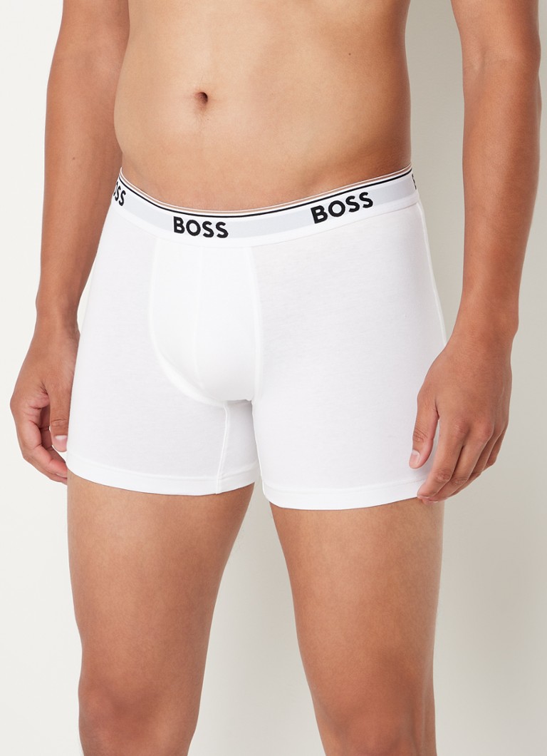 Lot de 3 boxers HUGO BOSS avec ceinture logotée