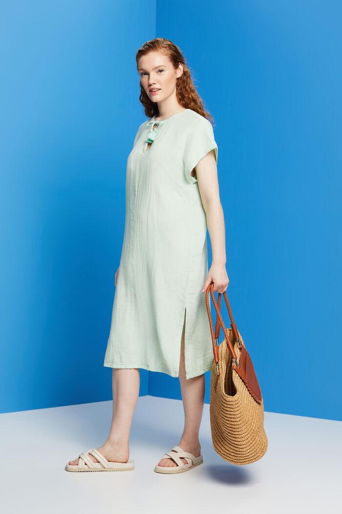 Tunika-Strandkleid, 100% Baumwolle
