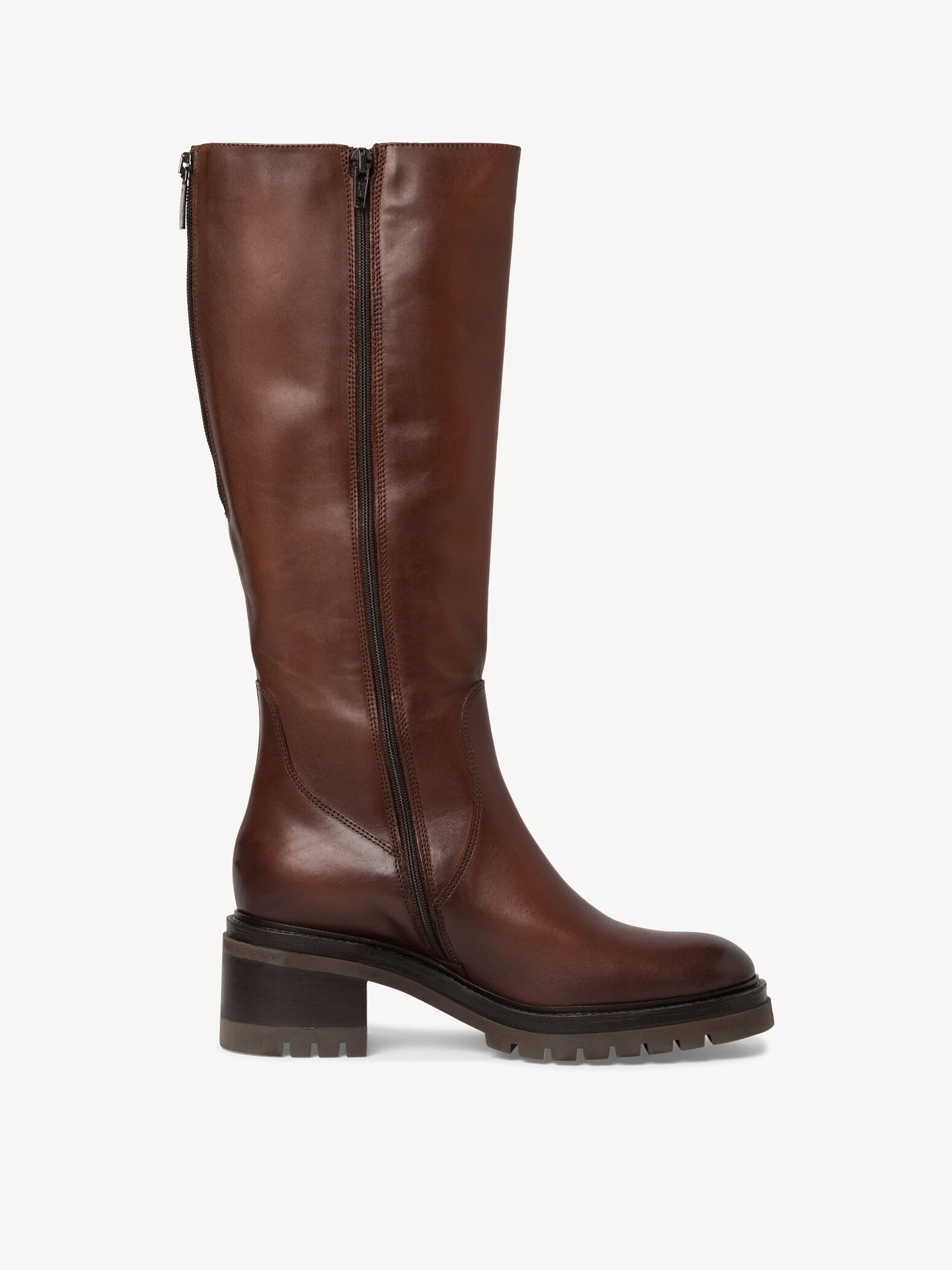 Bottes en cuir - marron