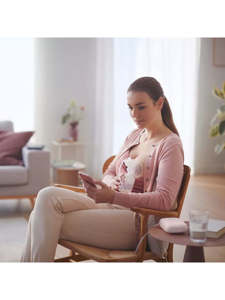 Philips Avent Elektrische Milchpumpe Natural Motion SCF395/31   in rosa günstig kaufen onesize