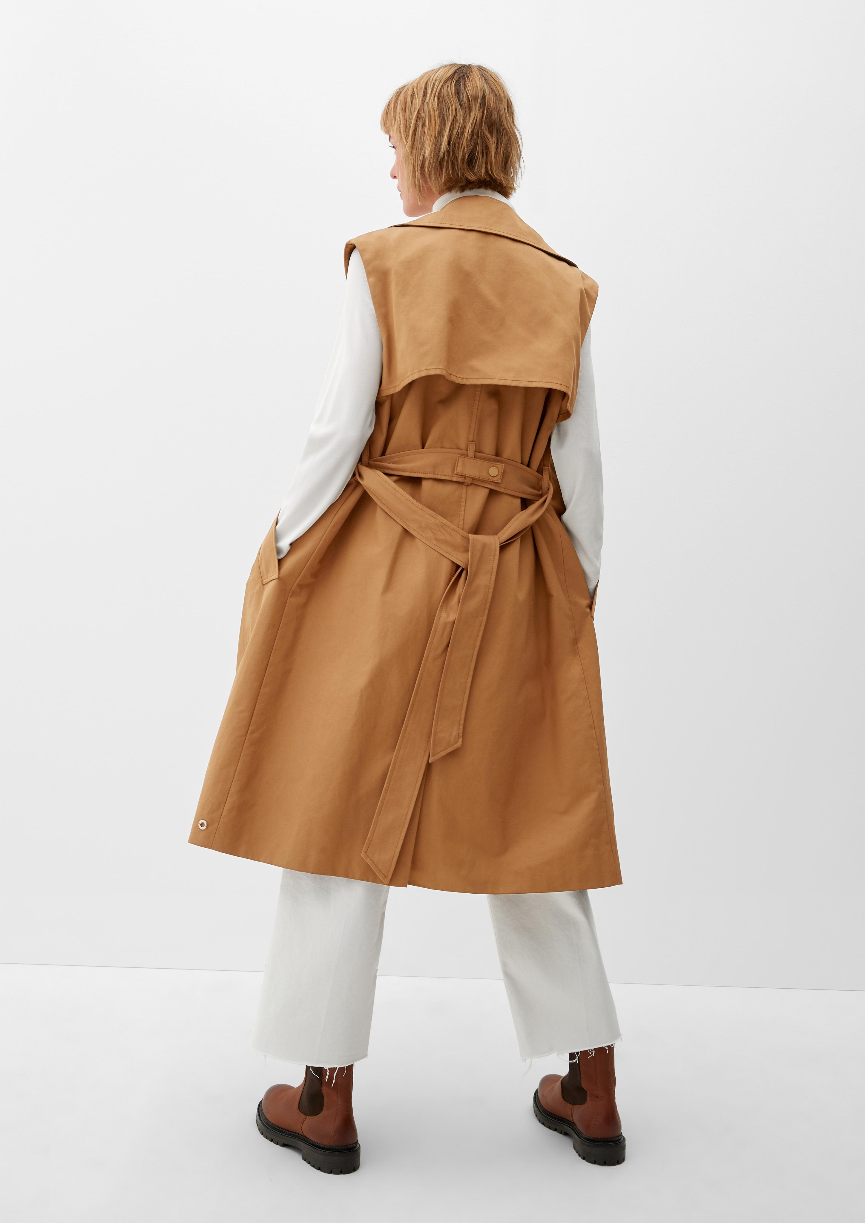 Trench-Weste aus Twill  2117296-8469