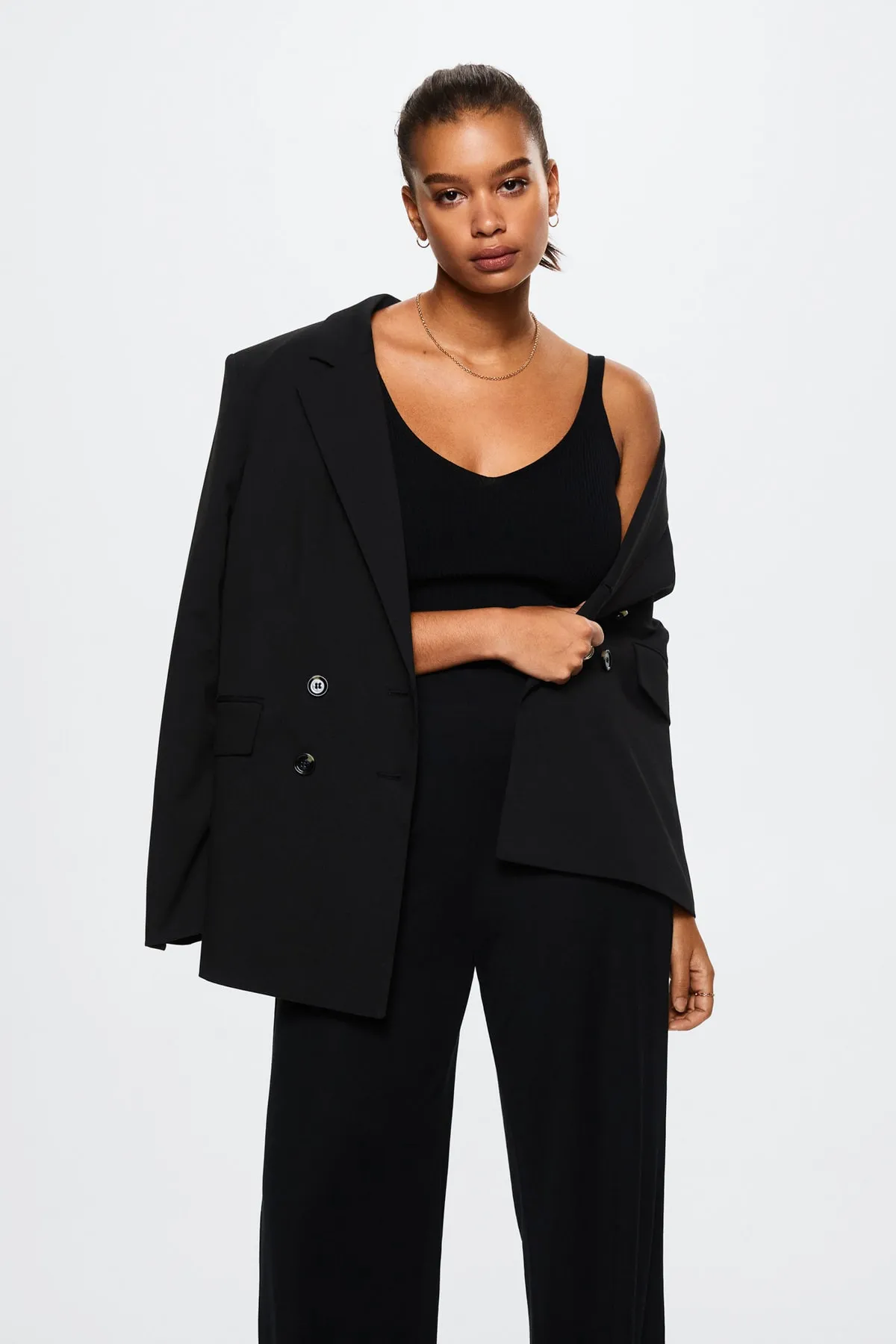 MANGO  37050456 Frau / Mädchen Schwarz
