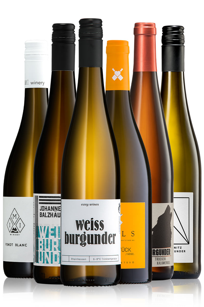 Weißburgunder Paket Geile Weine Weinpaket
