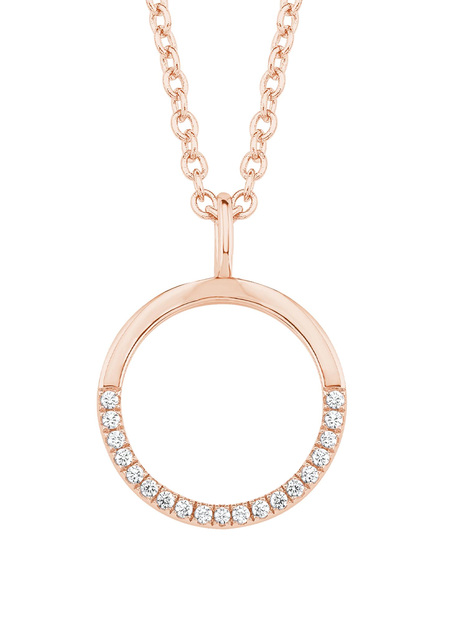 Silber-Halsschmuck mit Zirkonia  272.908.6411.4234-05E0