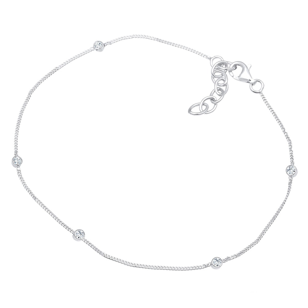 Elli Elli Bracelet de Cheville Dames Cristaux argent (925/1000) Bijoux