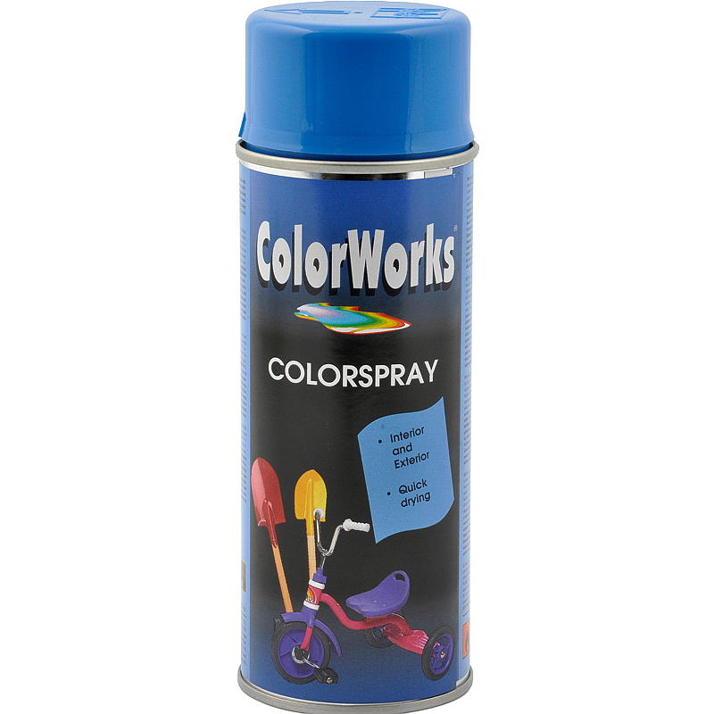 ColorWorks Spraymaling 400ml Blå RAL5015 Colorworks