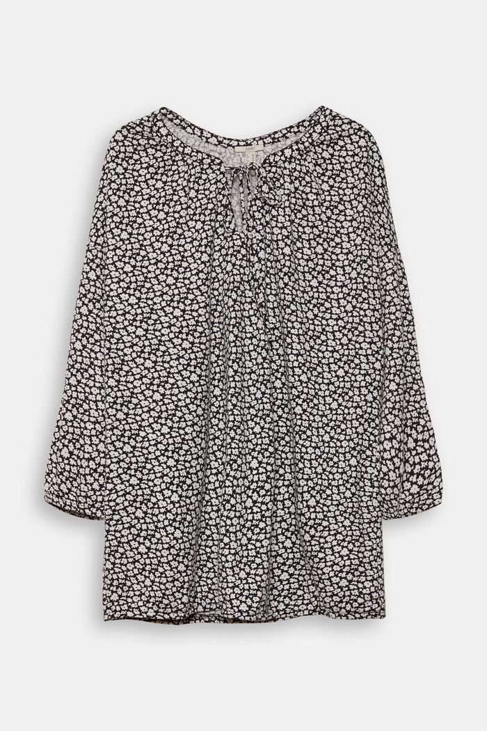 CURVY Millefleur-Longsleeve, Bio-Baumwoll-Mix
