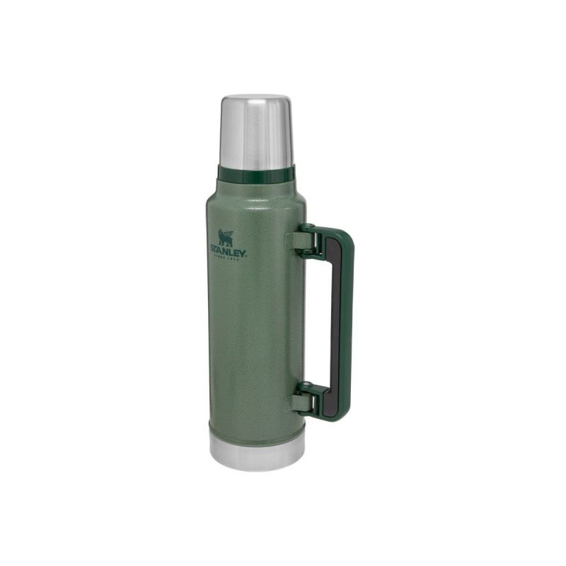 Stanley Thermoflasche, Classic Legendary Bottle Large 1.5qt \/1.4 l Hammertone Green