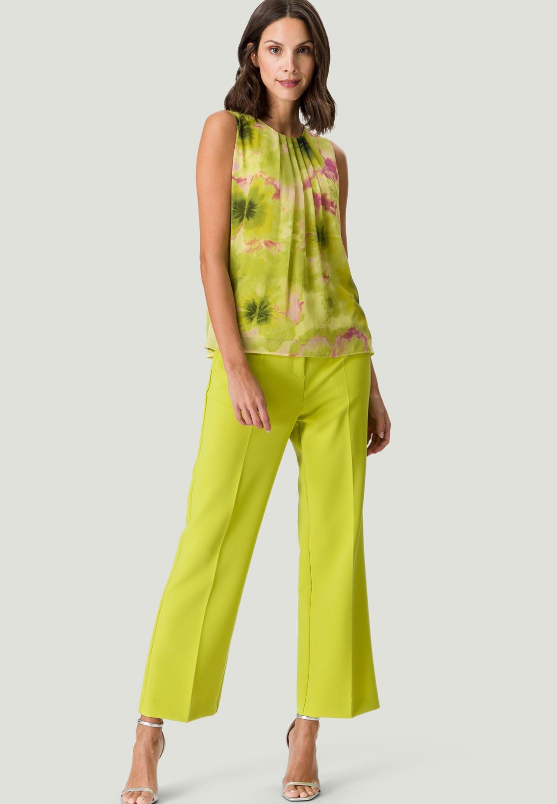 Blusentop Chiffon mit Druck